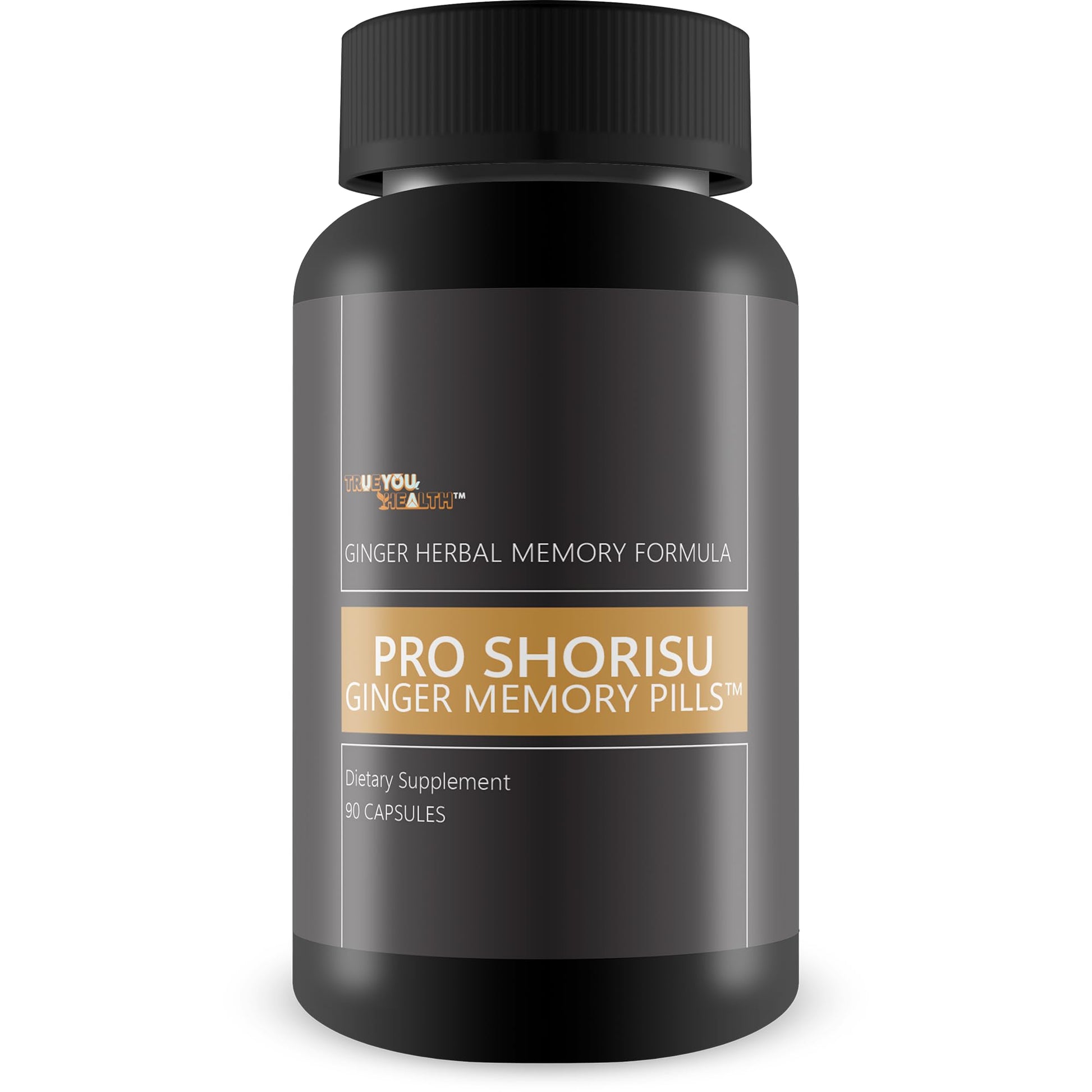 True You Health Pro Shorisu Ginger Memory Pills Capsules 90 Count