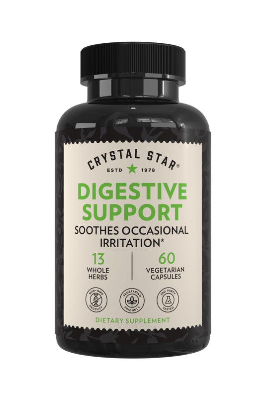 Crystal Star Digestive Support Supplement Capsule, 60 Count