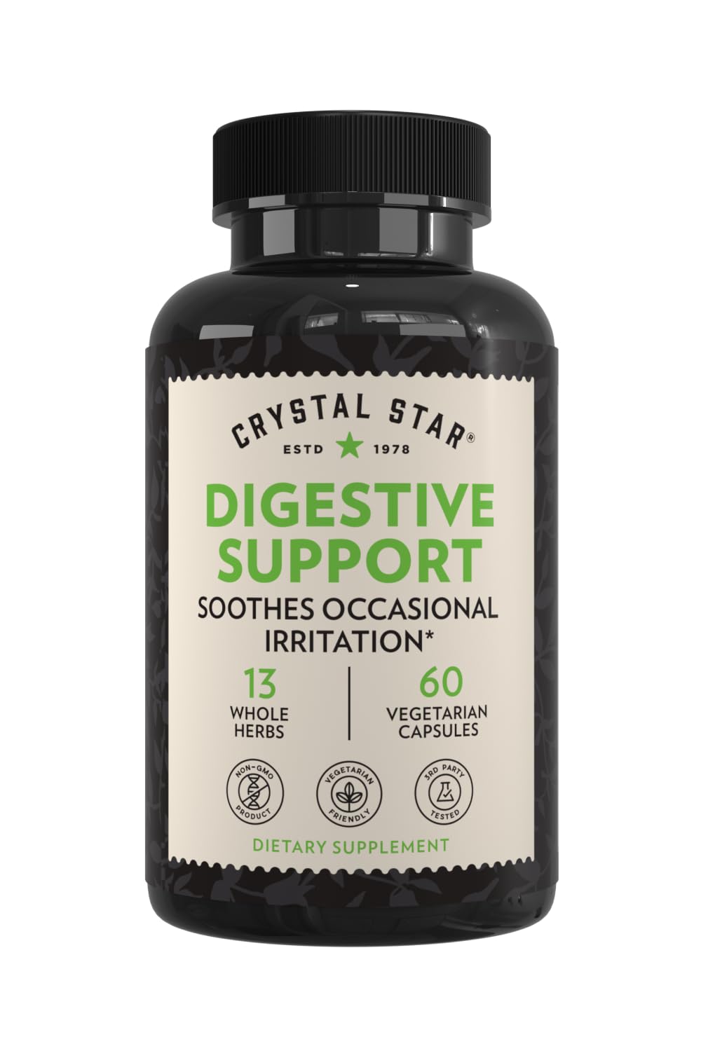 Crystal Star Digestive Support Supplement Capsule 60 Count