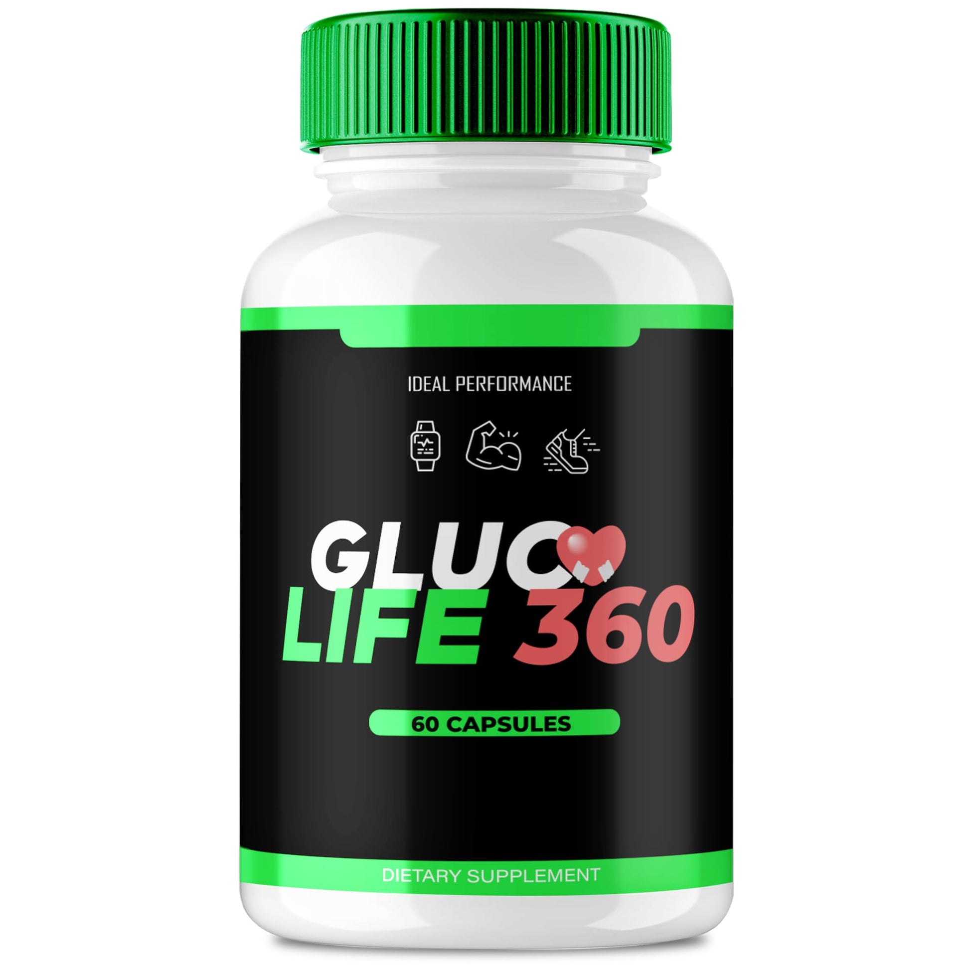 Ideal Performance Gluco Life 360 Capsules, 60 Count