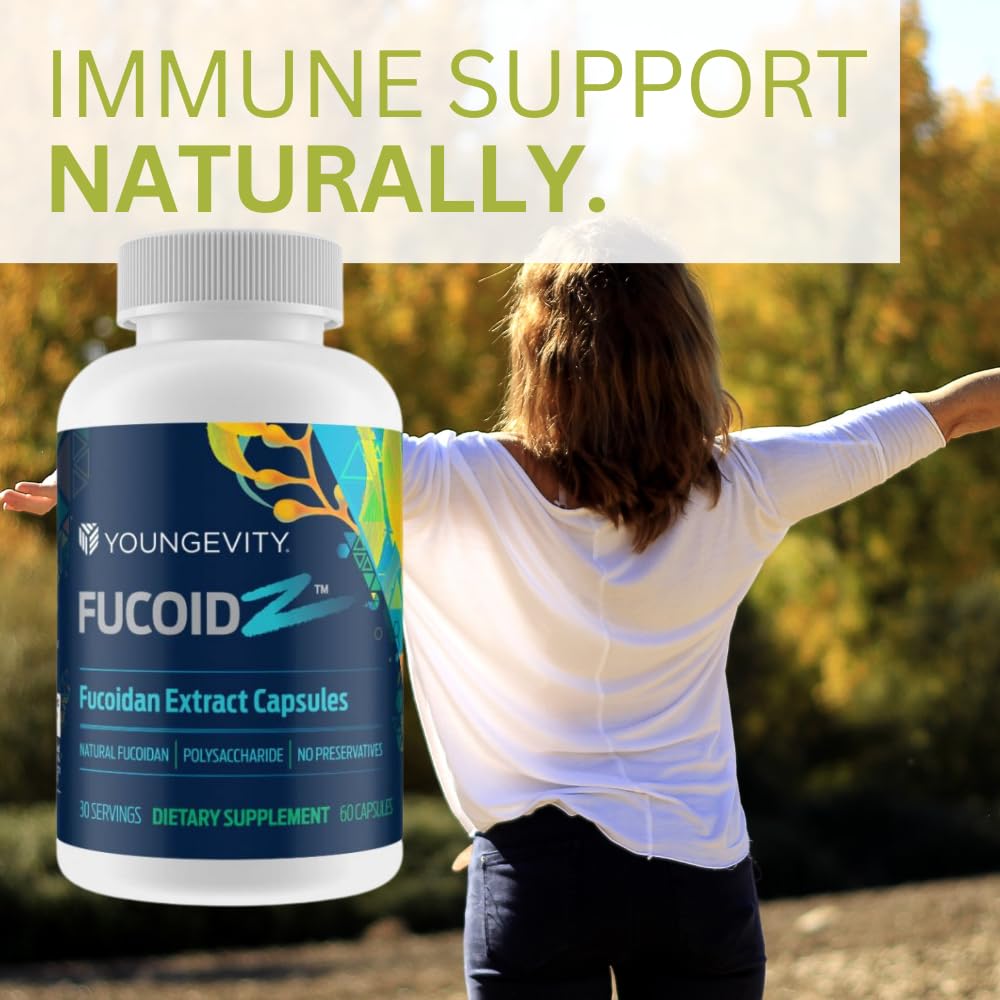 Youngevity FucoidZ Organic Fucoidan Extract Immune Support, 60 Capsules