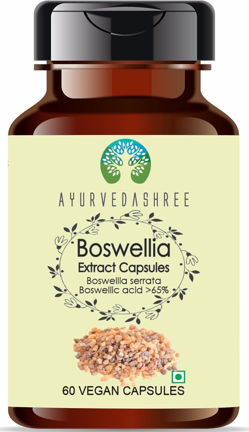 AYURVEDASHREE Boswellia Serrata Extract 500mg Capsule, 60 Count