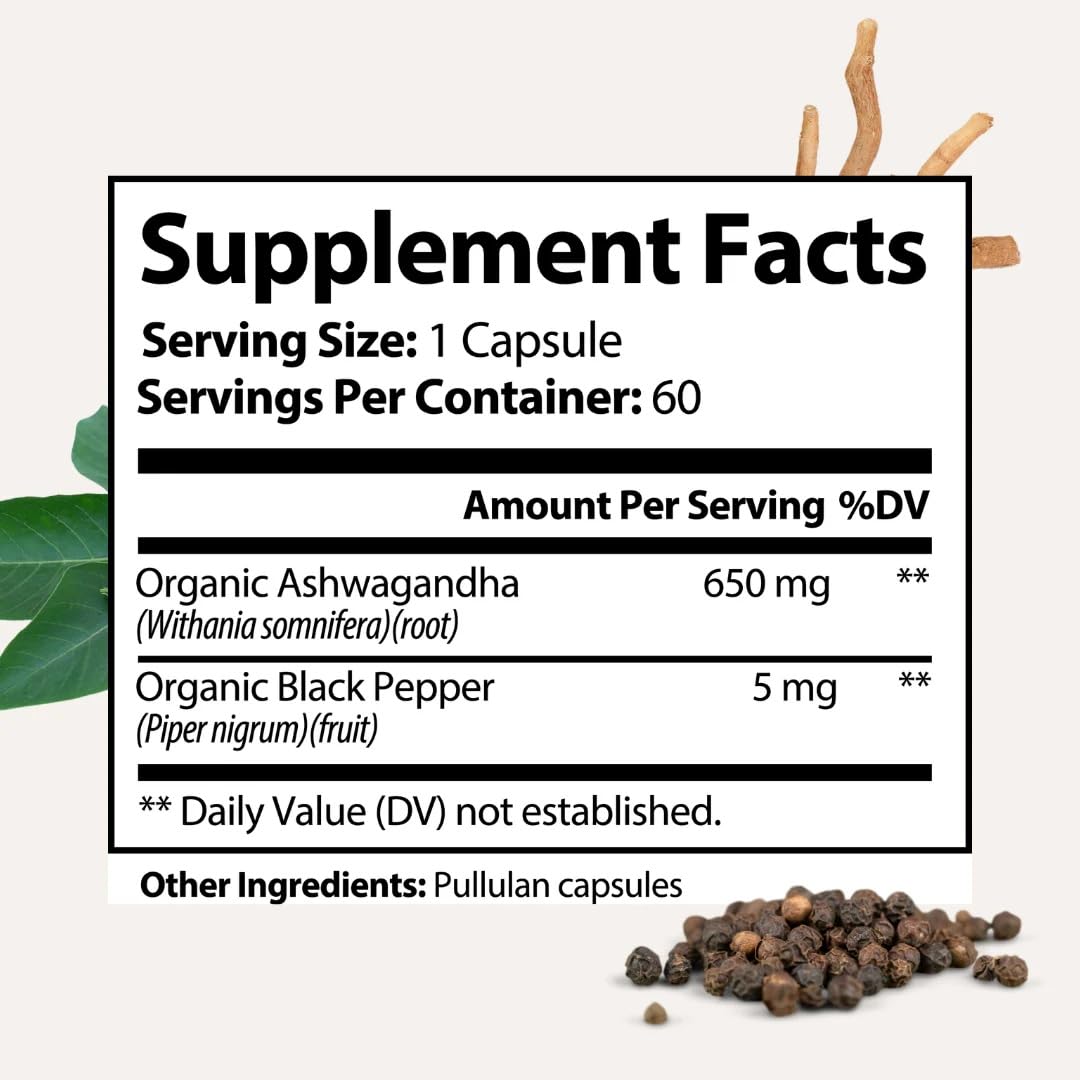 Besti Mood – Perimenopause Support with Organic Ashwagandha, 60 Capsules
