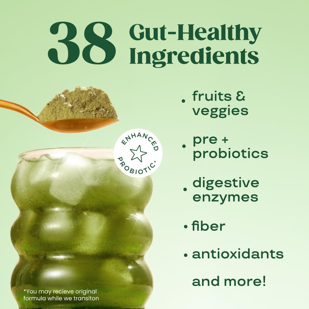 Bloom Nutrition Superfood Greens Powder Mango, 60 Servings