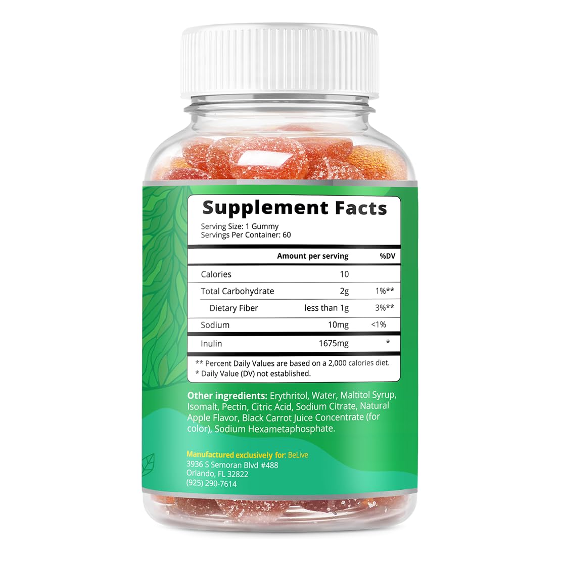 BeLive Healthy Gut Dream Team Bundle Probiotic and Fiber Gummies, 120