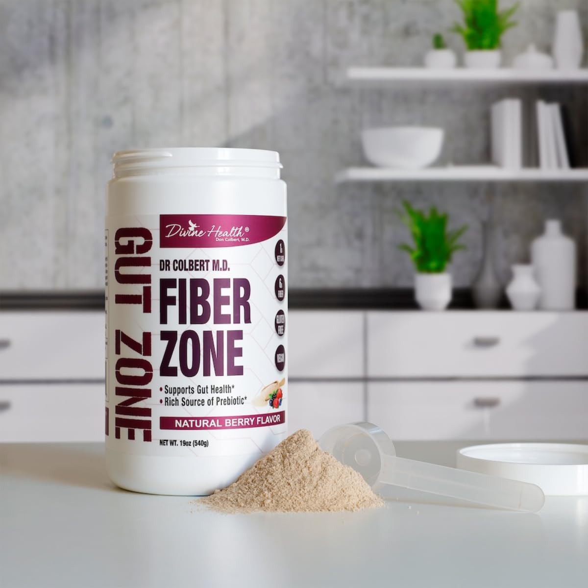 Divine Health Fiber Zone Powder 19 oz