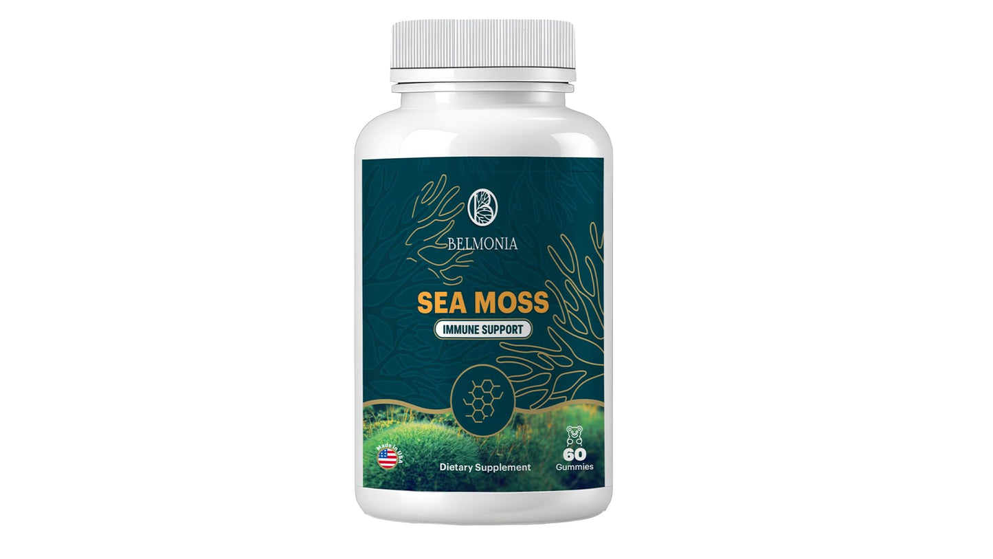 Belmonia Sea Moss Gummies 60 Count