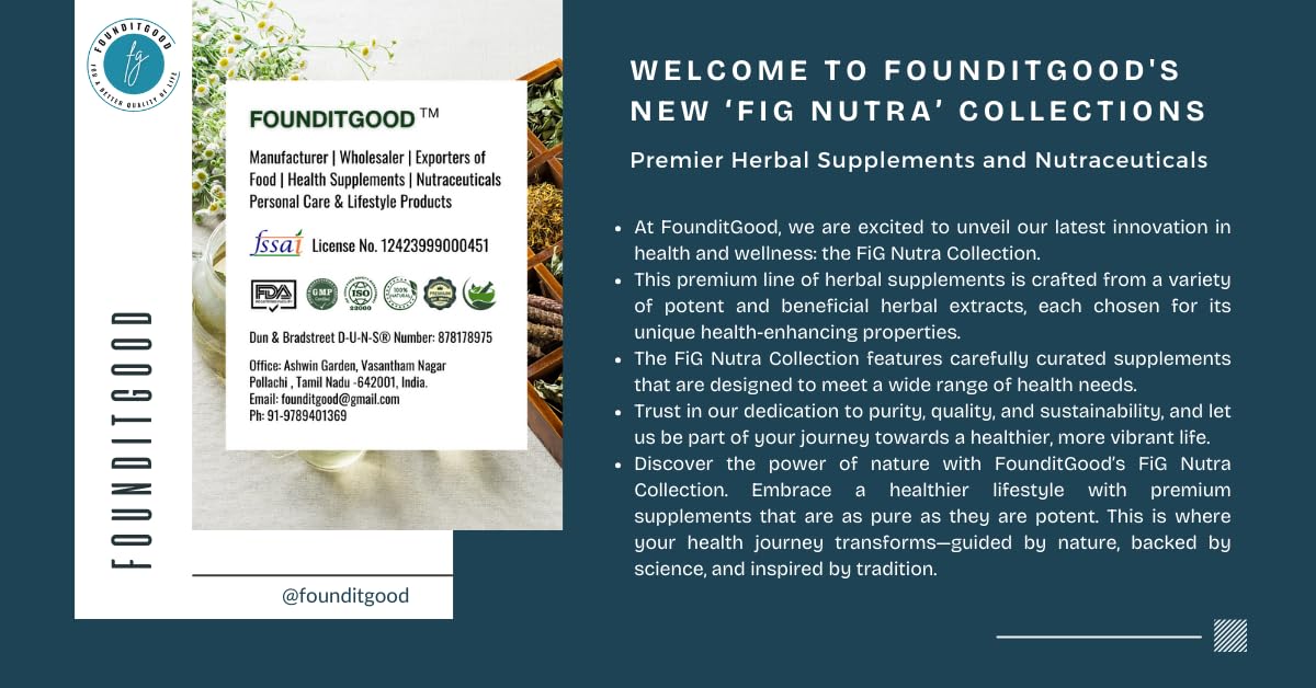FounditGood FiG Nutra GlucoQuad Capsules, 60 Veg Capsules