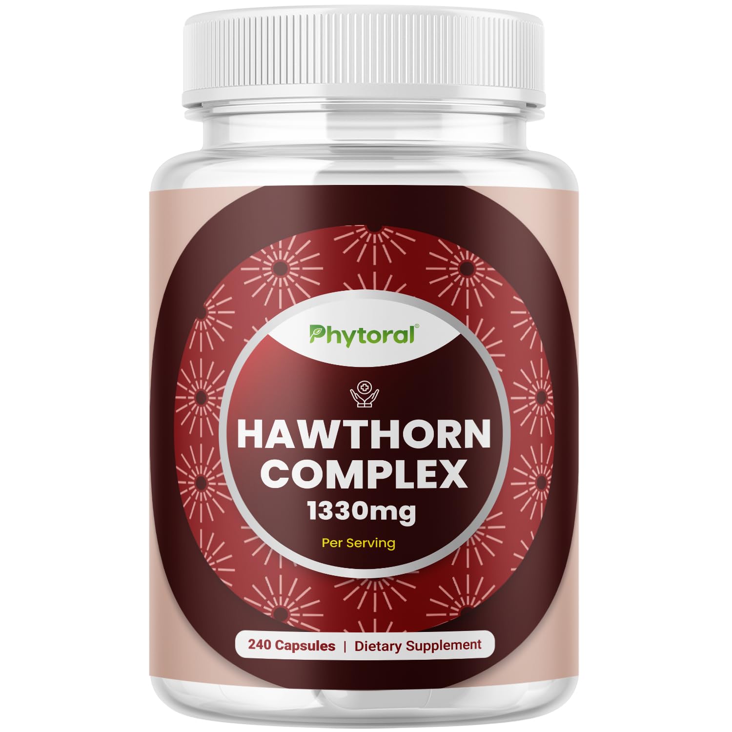 Phytoral Hawthorn Berry Capsules 240 Count