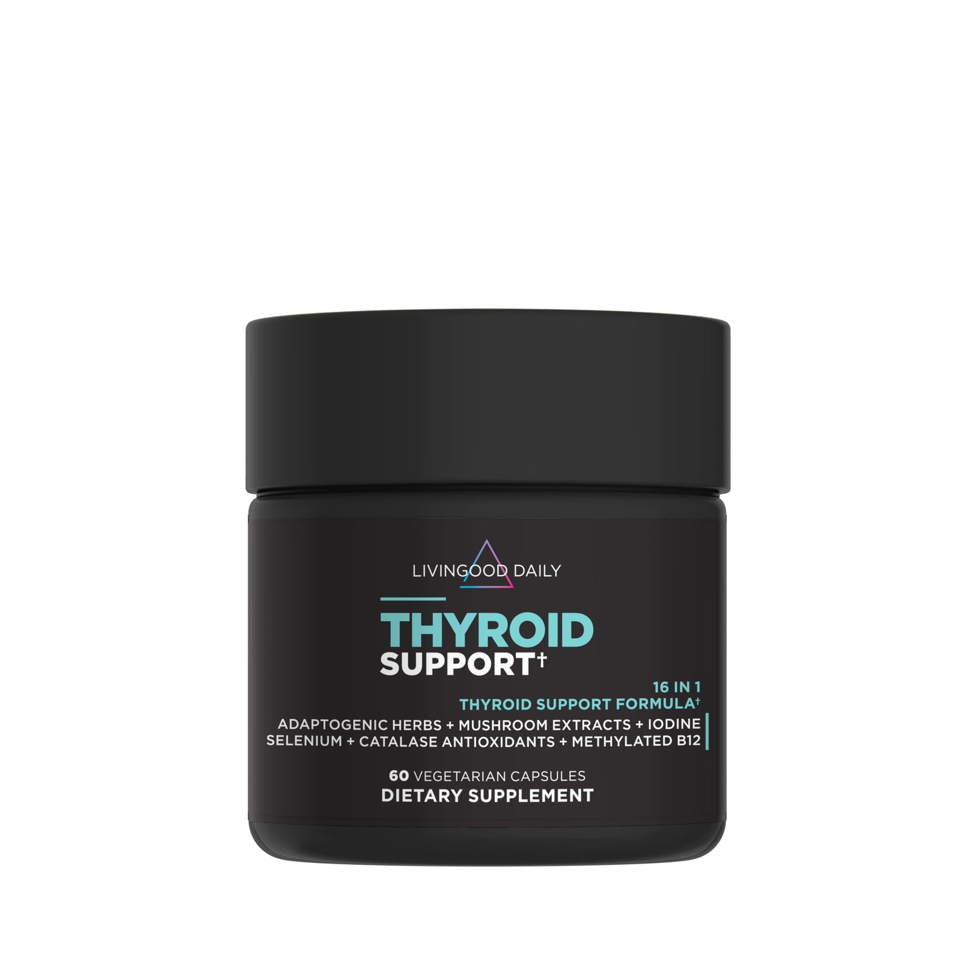 Livingood Daily Thyroid Support Supplement Capsules, 60 Count