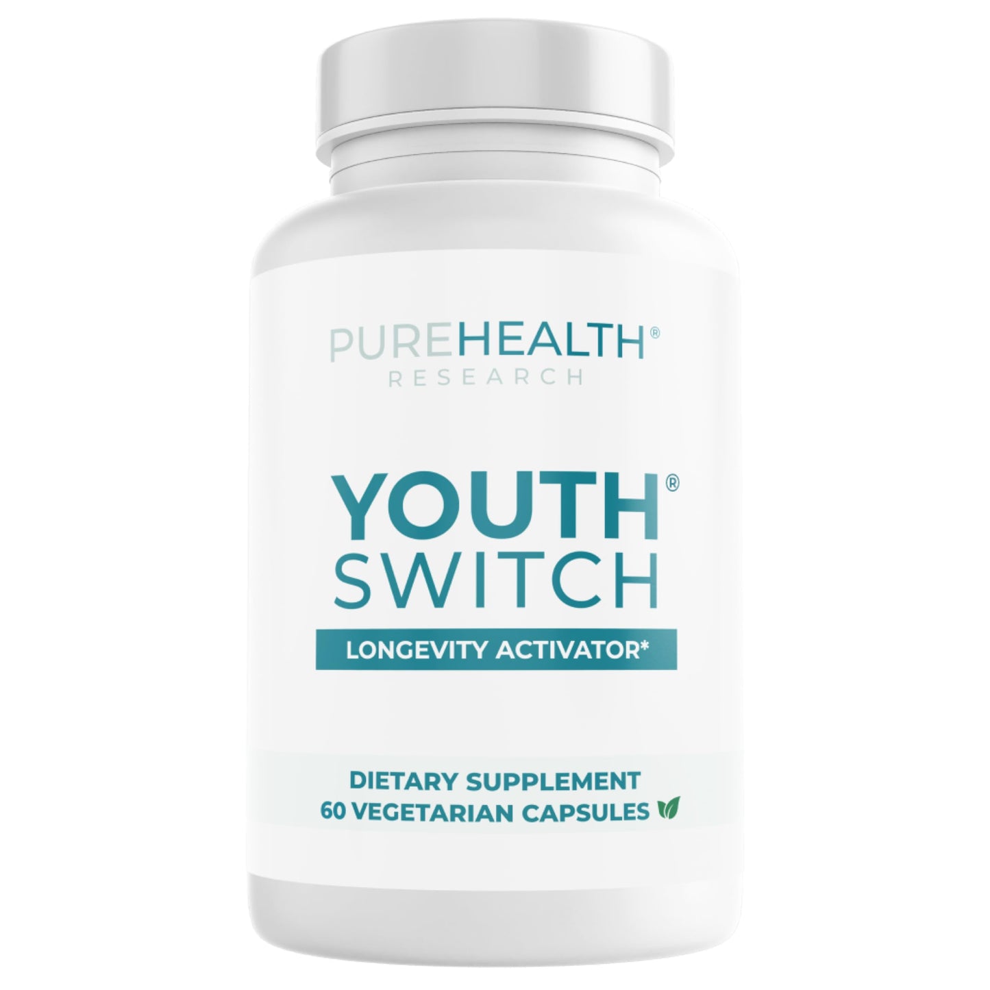 PUREHEALTH RESEARCH Youth Switch Anti Aging Supplement 60 Capsules