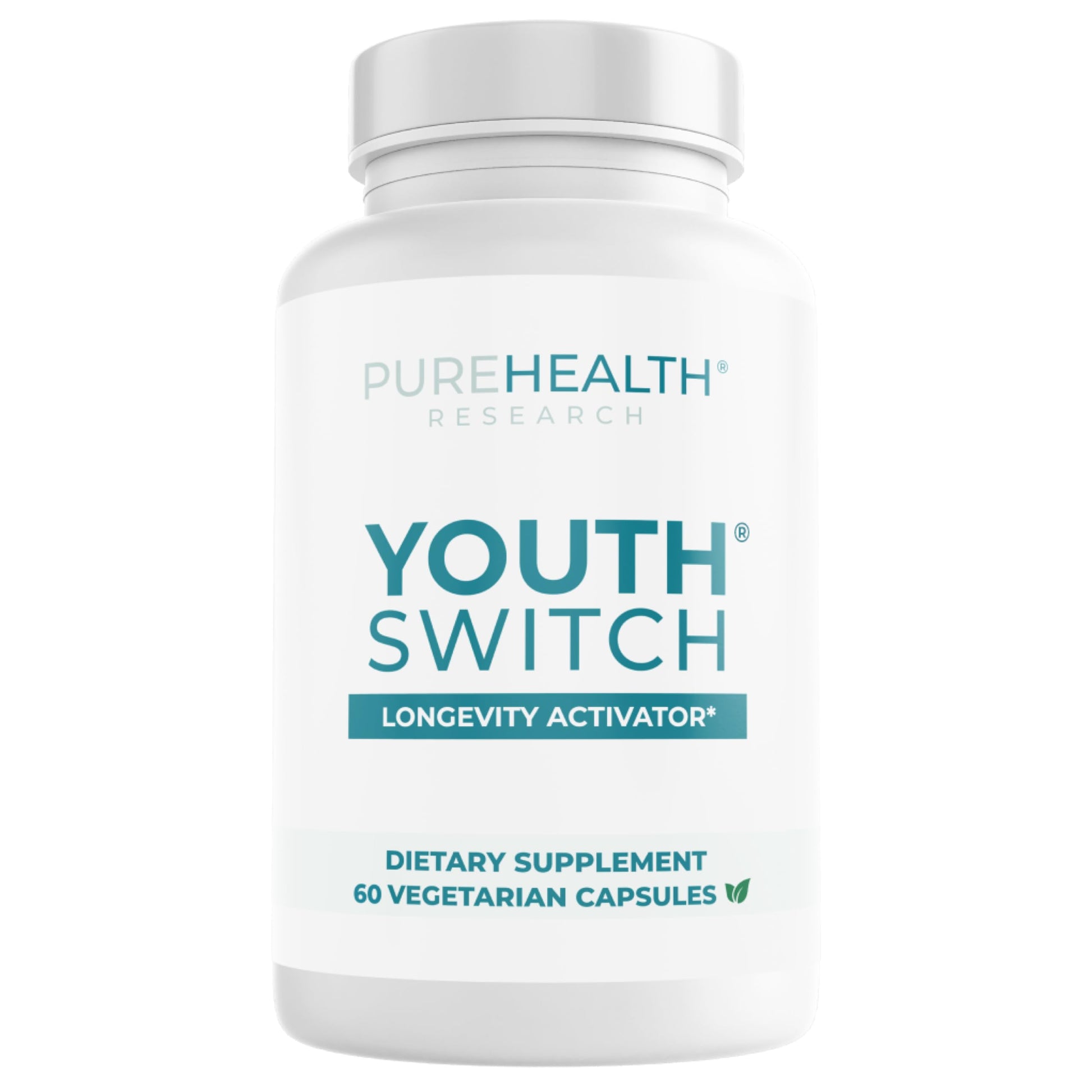 PUREHEALTH RESEARCH Youth Switch Anti Aging Supplement 60 Capsules