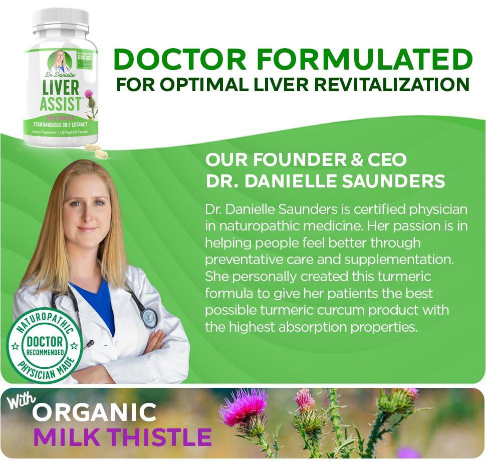 Doctor Danielle Liver Assist Capsules 120 Count