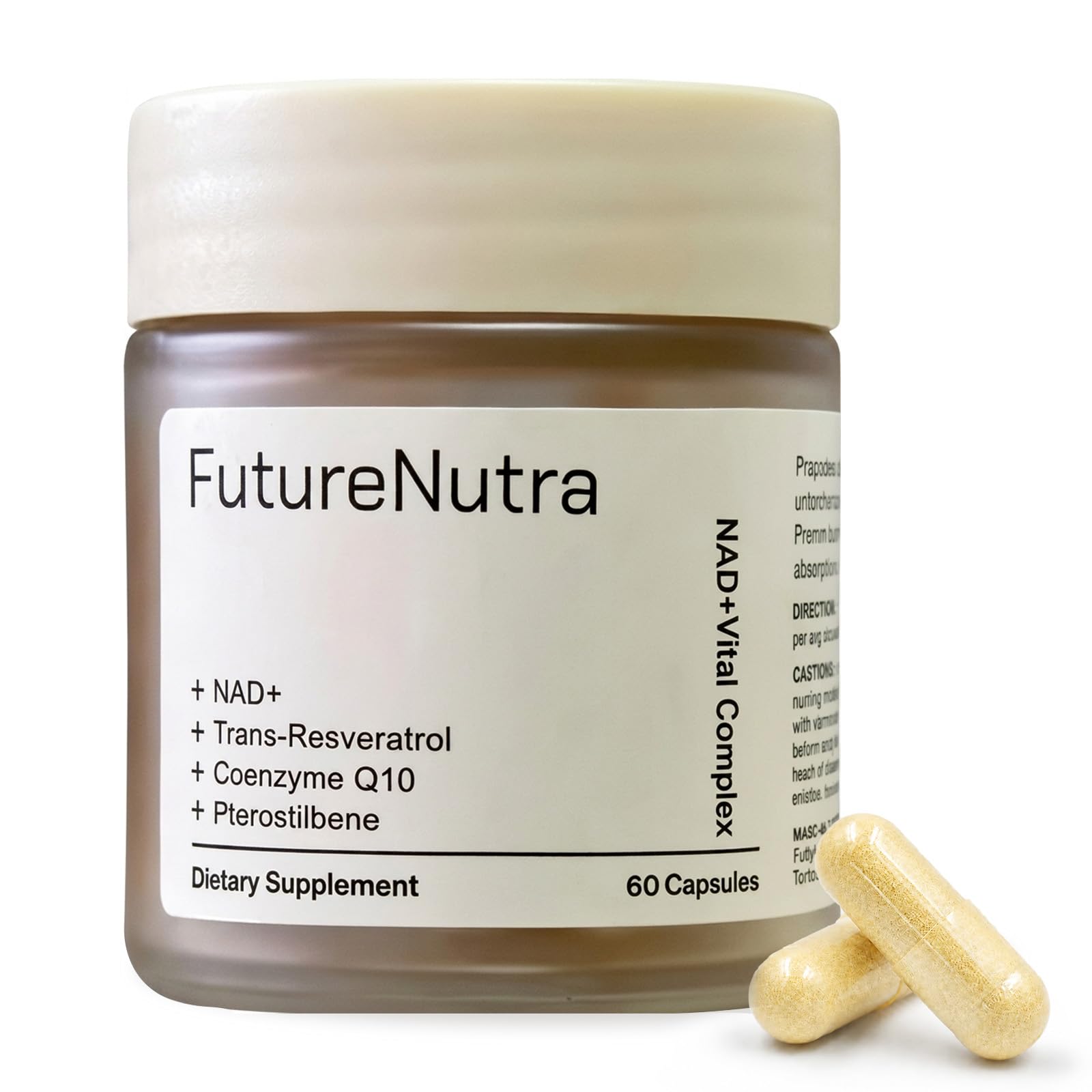 FUTURENUTRA NAD+ Nicotinamide Nucleotide NAD Supplement Capsules 60