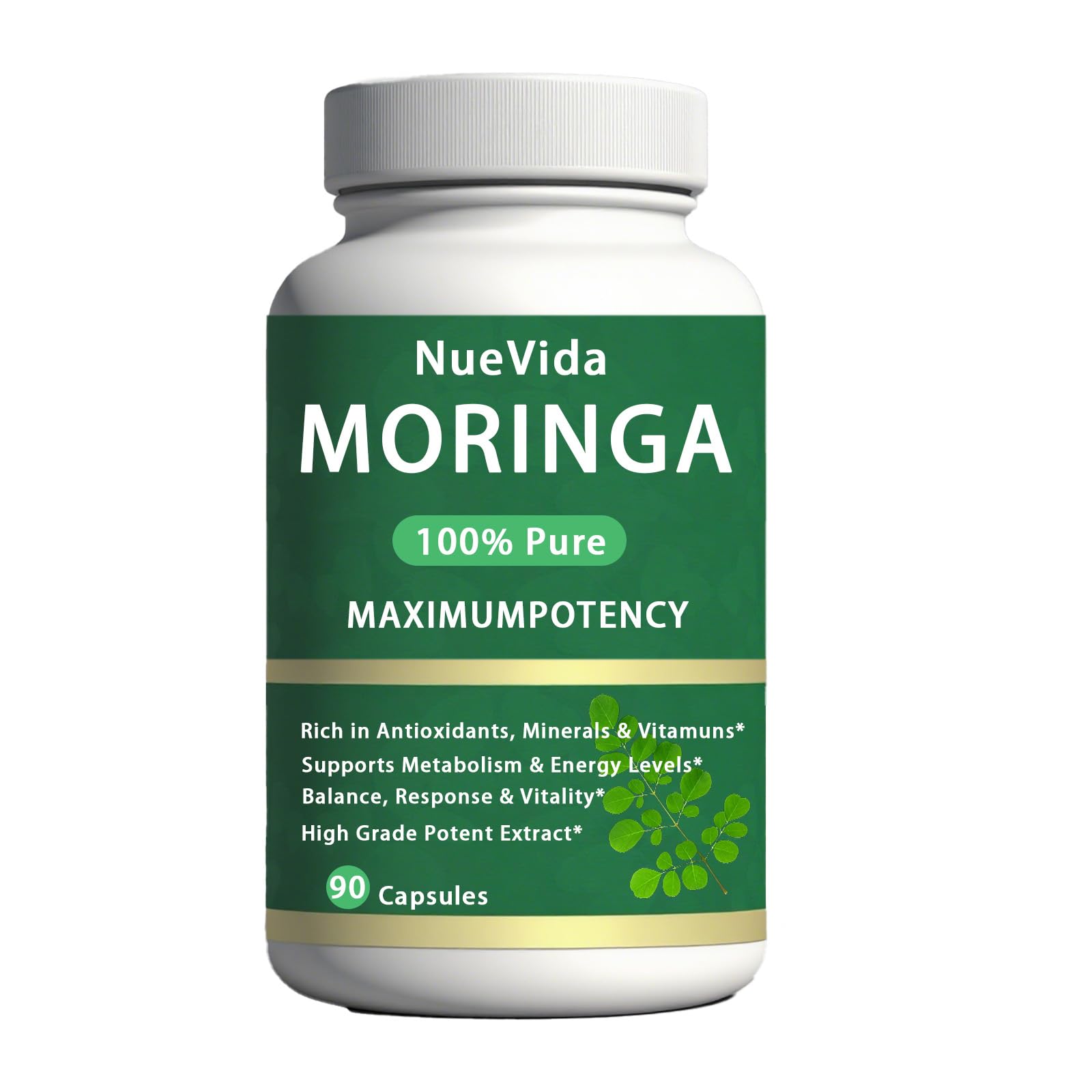 Megacephalus Cortivia Pure Moringa Capsules, 90 Capsules