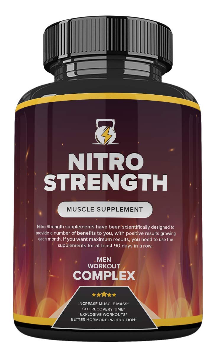Nutra City Nitro Strength Muscle Supplement Capsule, 90 Capsules