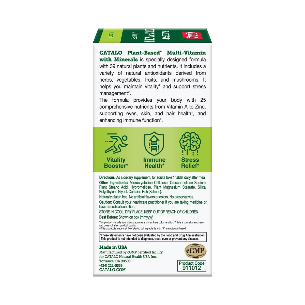 CATALO Multivitamin for Women & Men with Minerals Capsule 60