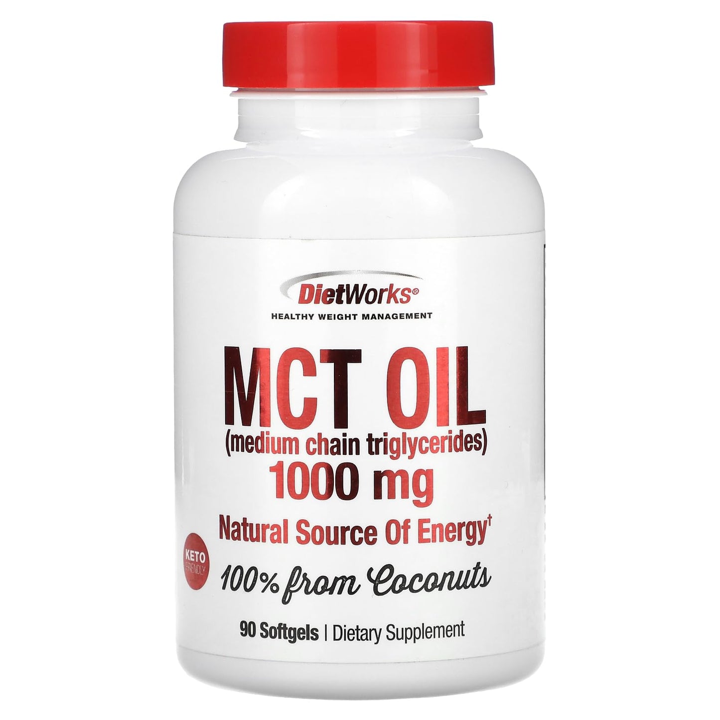 DietWorks MCT Oil Softgels 90 Count