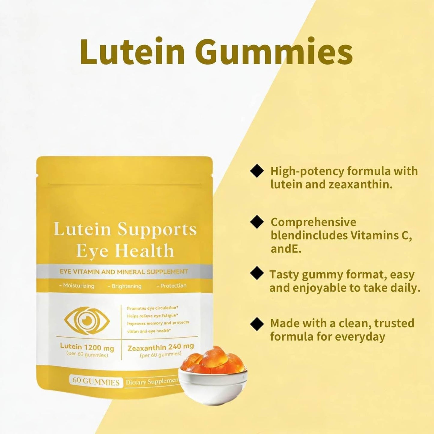 HZSprance Lutein & Zeaxanthin Gummies 60 Gummies