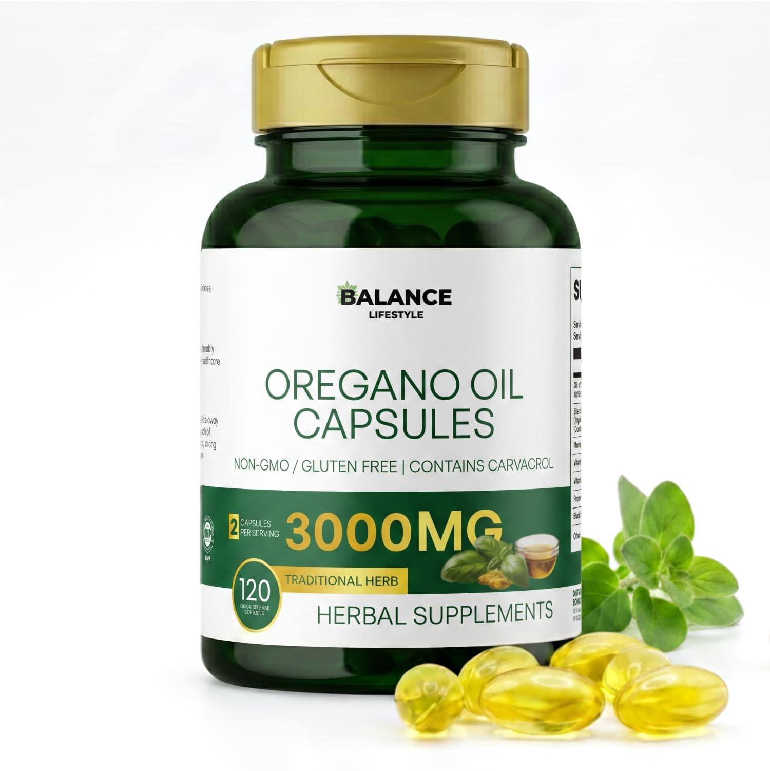 LaSognna Oil of Oregano Softgels 120