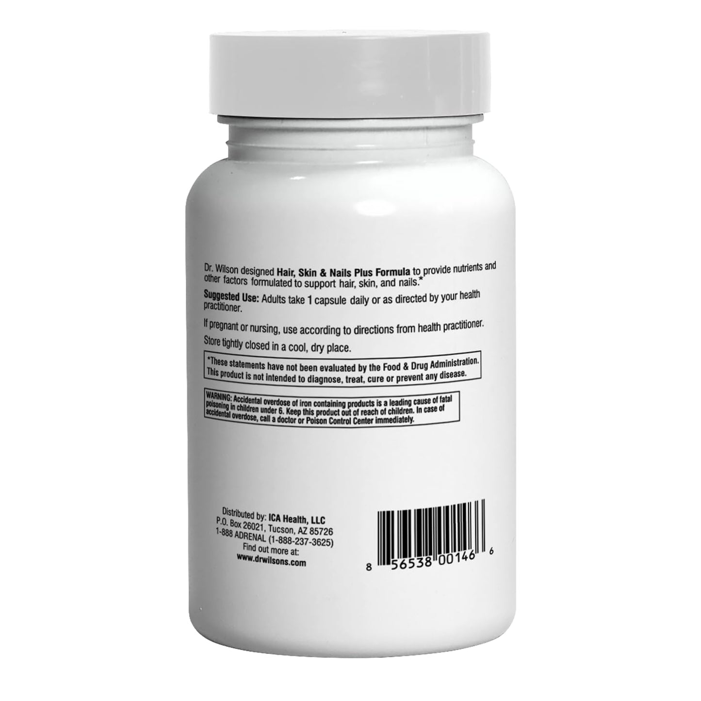 Doctor Wilson's Original Formulations Dr. Wilson's Hair, Skin & Nails Plus Formula 100 Capsules