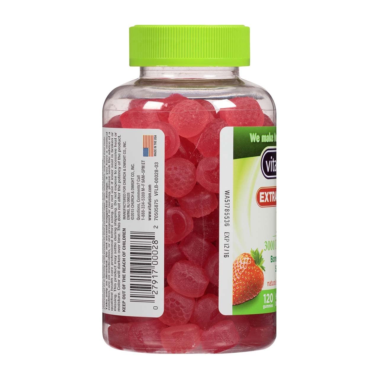 Vitafusion Extra Strength D3 Gummies, 240 Count