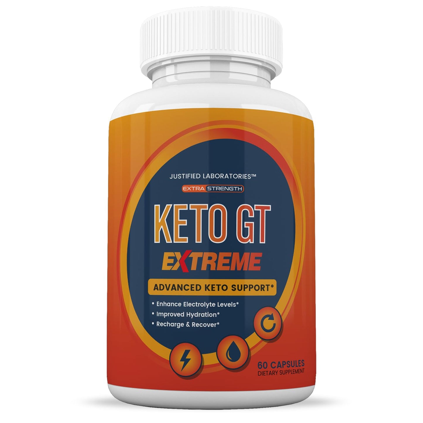 Justified Laboratories Keto GT Extreme 1675MG Capsules, 60 Count