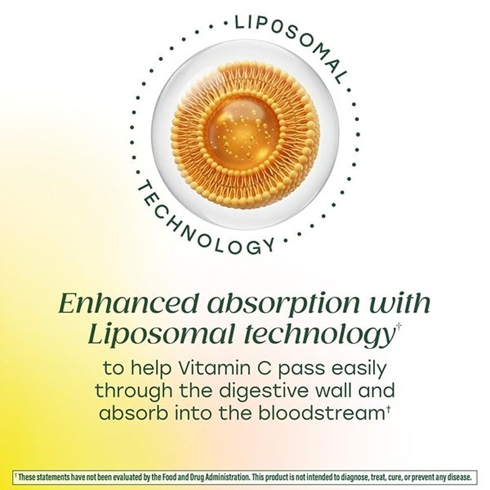 MegaFood Liposomal Vitamin C Capsules 120 Count