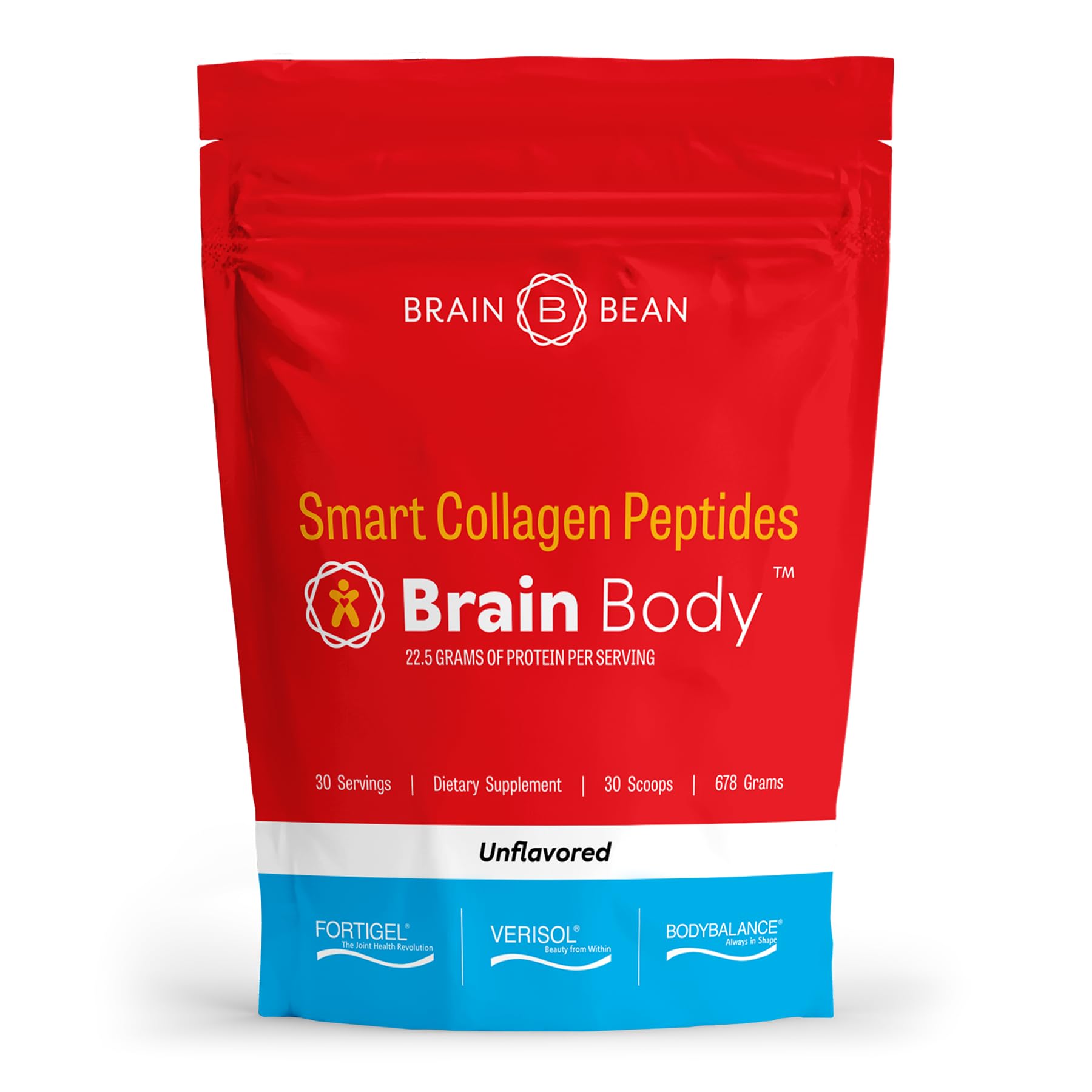 Brain Bean Brain Body Collagen Peptides Powder 1.5 lb