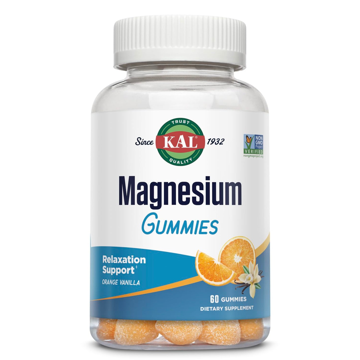 KAL Magnesium Citrate Gummies 60 Gummies