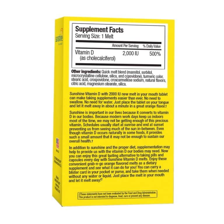 Windmill Vitamin D3 2000 IU, 60 Tablets
