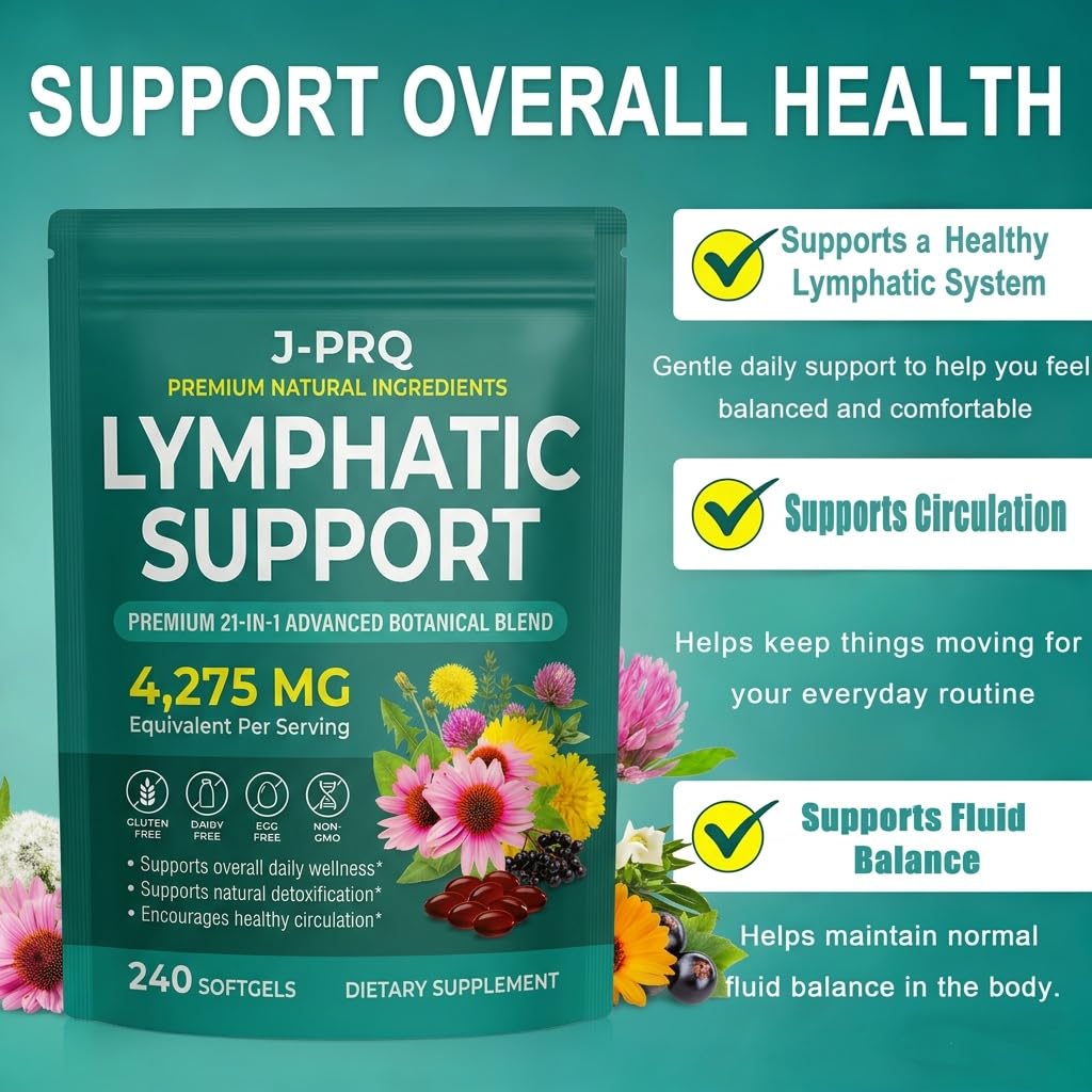 ruifengsheng Lymphatic Support Supplement Softgel 240