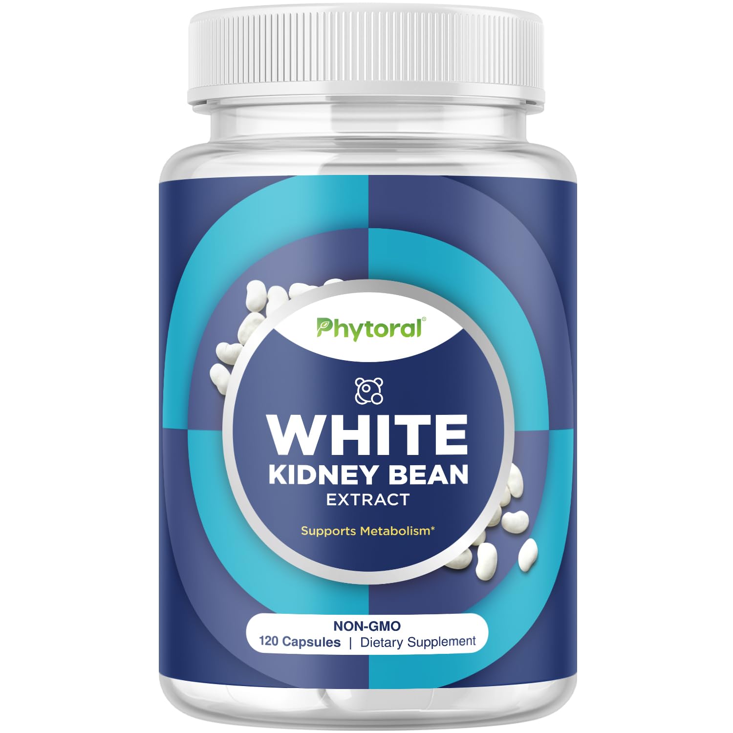 Phytoral White Kidney Bean Extract Carb Blocker Capsule, 120 Count