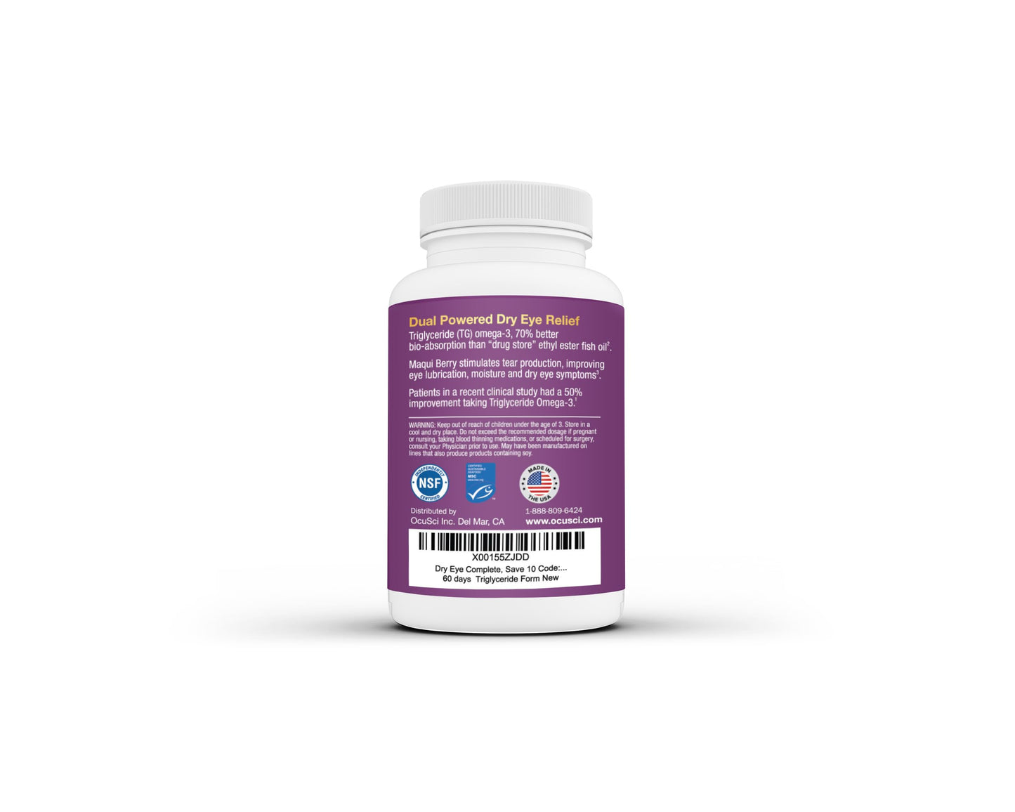 OcuSci Dry Eye Complete Softgel 60 Count