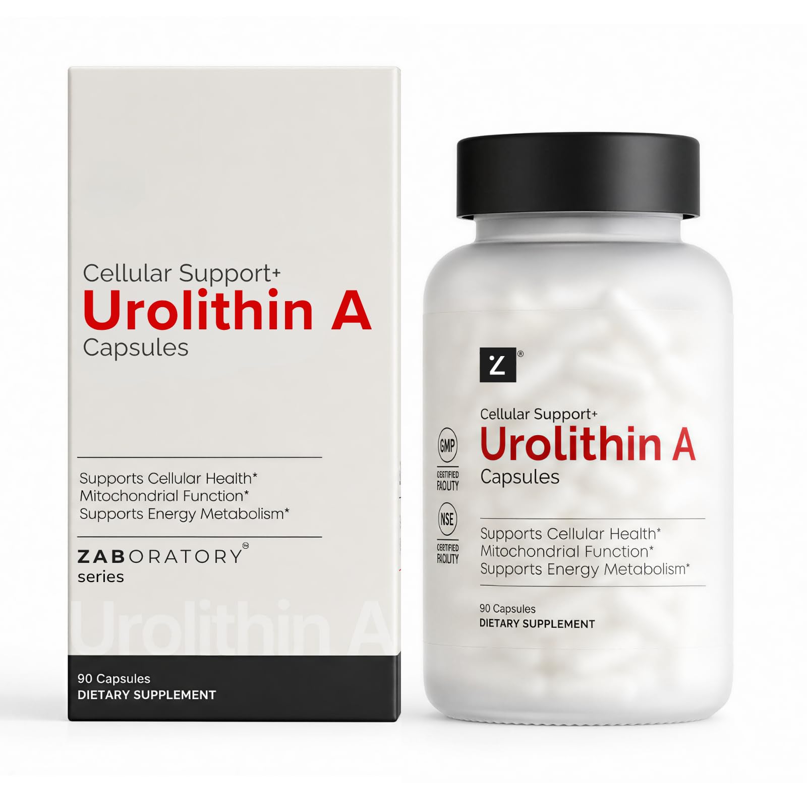 ZAB Urolithin A Supplement 700mg Capsule, 90 Count