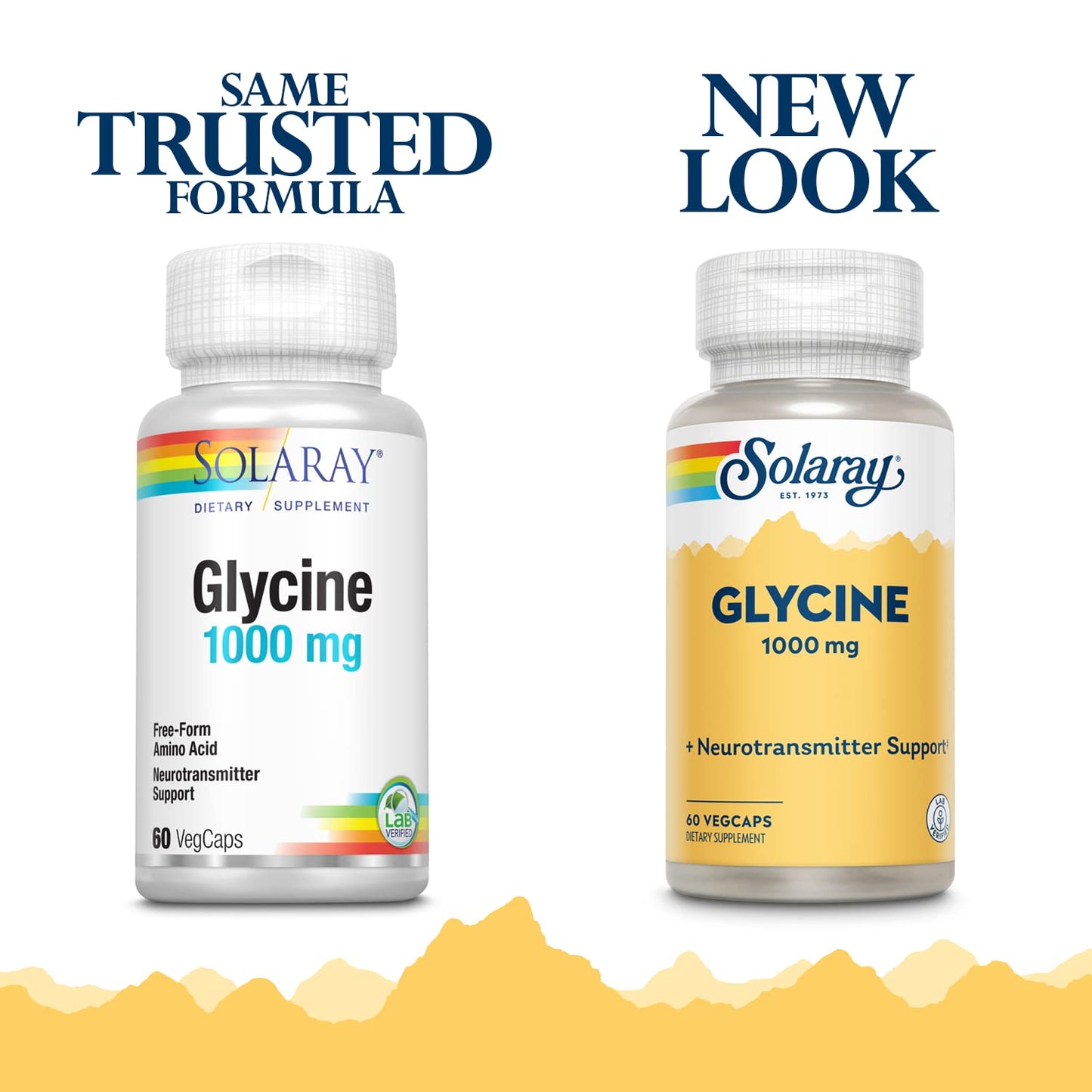 Solaray L-Glycine Capsules 60 Count