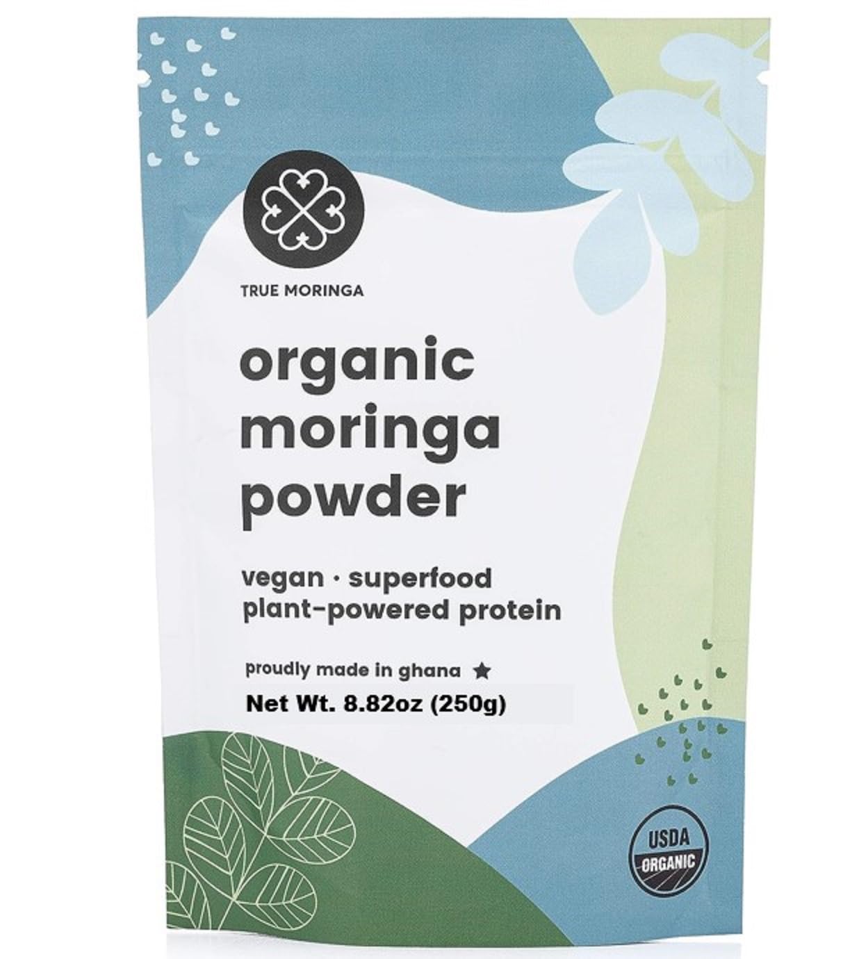 True Moringa Organic Moringa Powder 8.82 Ounce