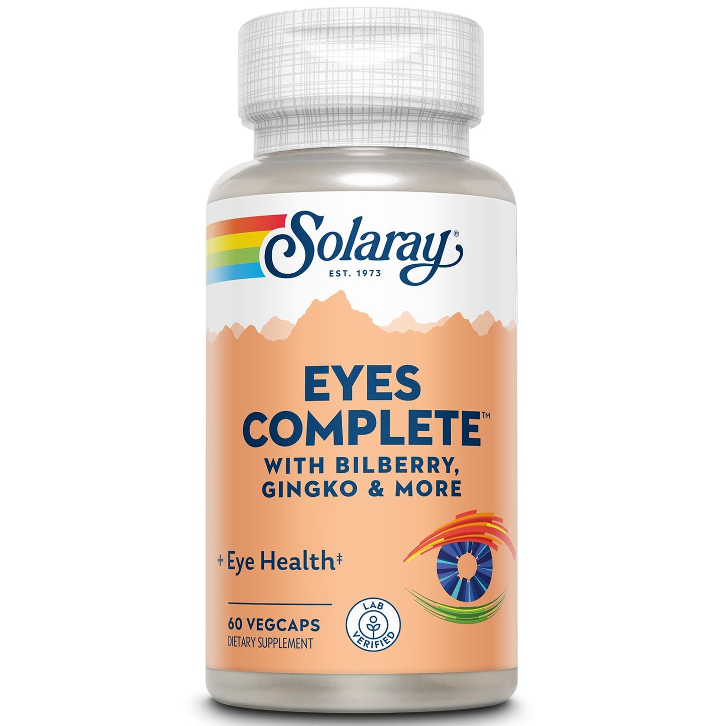 SOLARAY Eyes Complete Vision and Eye Support Capsule, 60 Count
