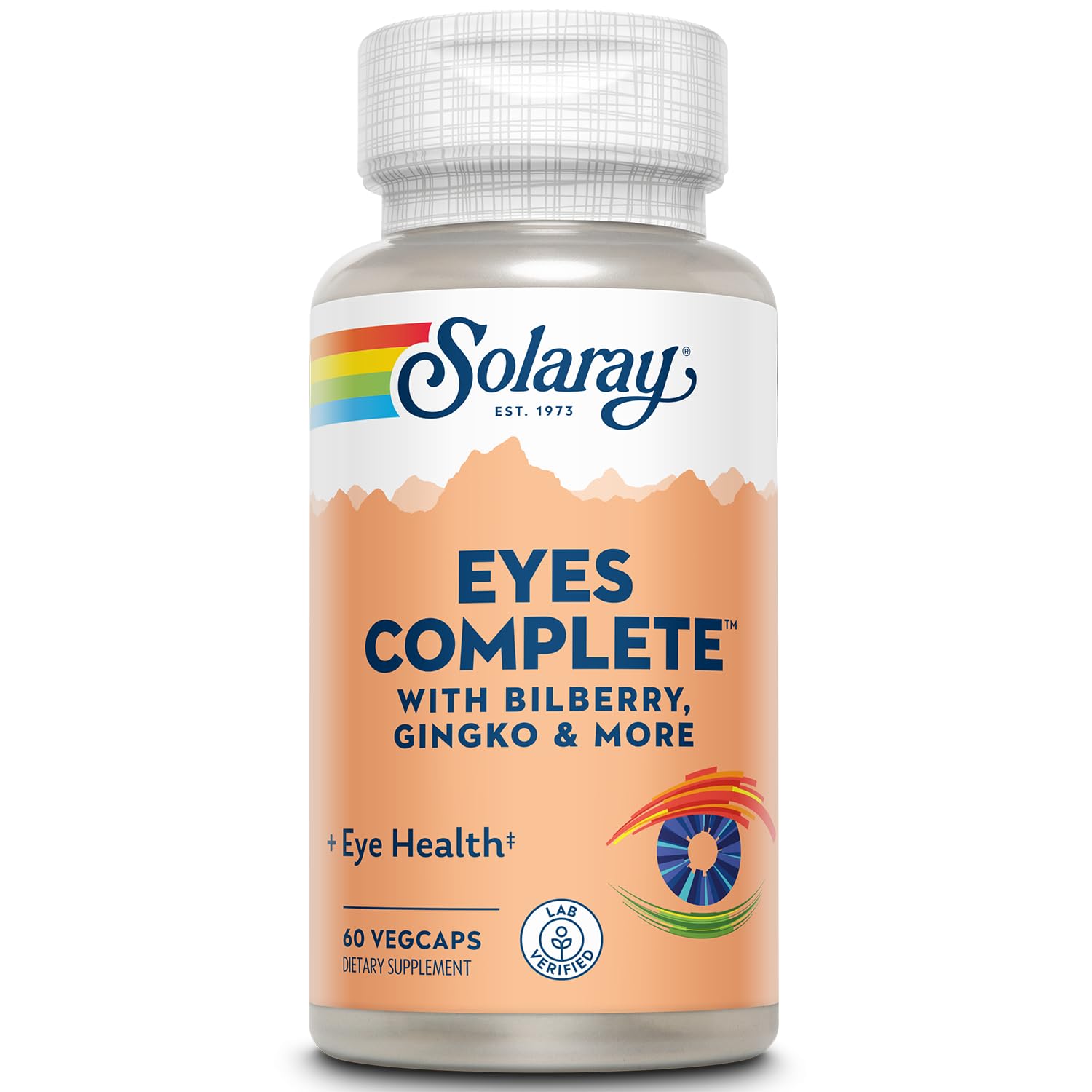 SOLARAY Eyes Complete Vision and Eye Support Capsule, 60 Count