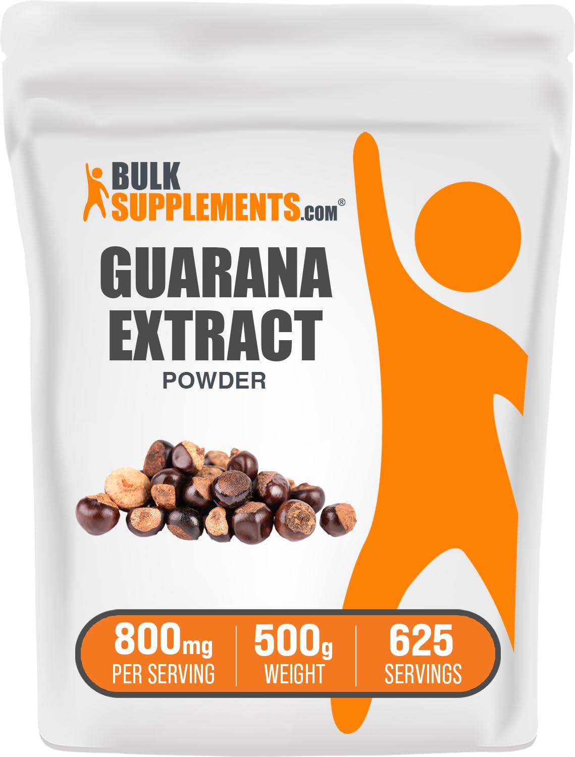 BulkSupplements Guarana Extract Powder 17.6 Ounce