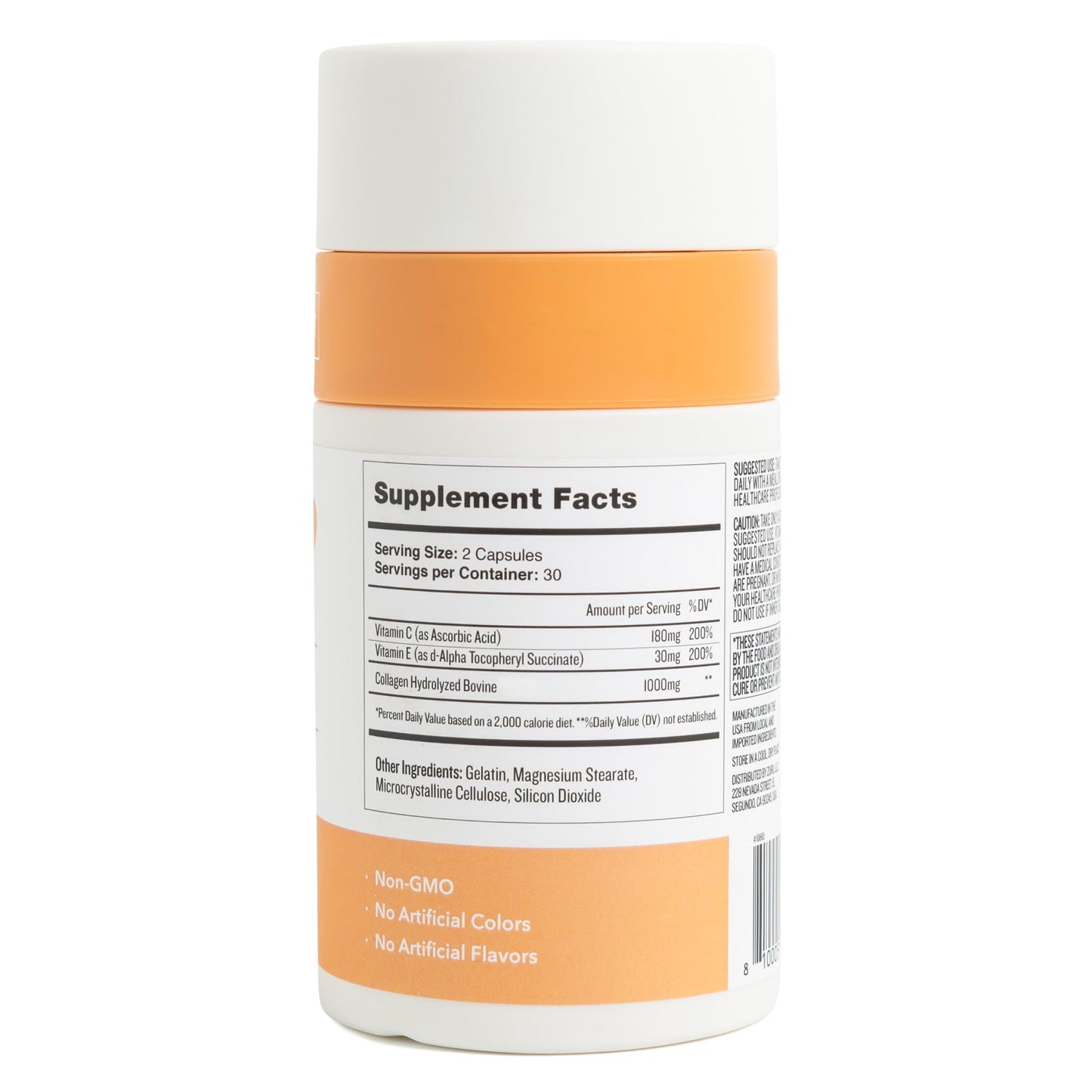 Health By Habit Collagen Supplement Capsules 60 Count