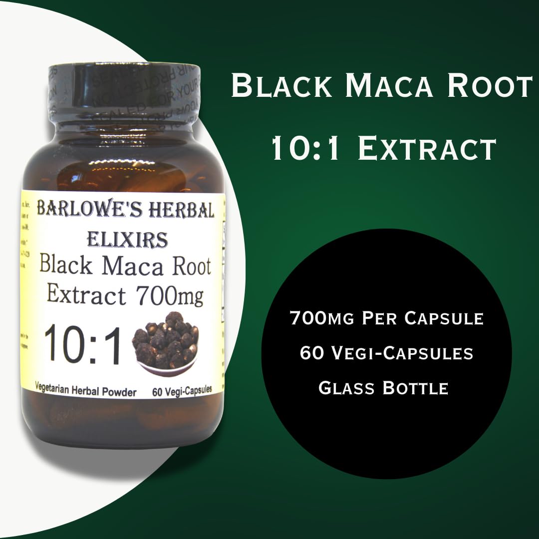 Barlowe's Herbal Elixirs Black Maca Capsule 60
