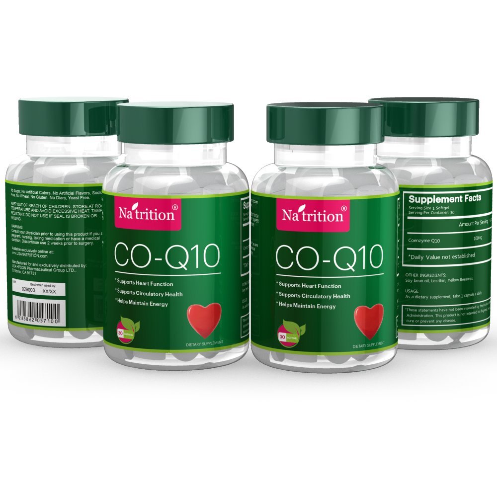Na'trition Coenzyme Q10 100 mg Softgels 60 Count