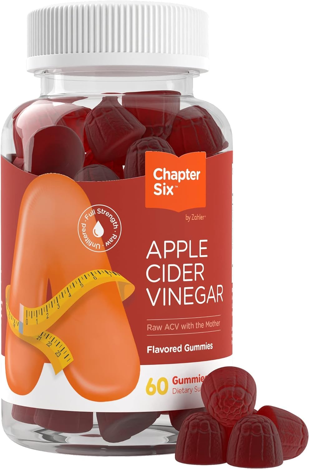 Zahler Chapter Six Apple Cider Vinegar Gummies 60 Gummies