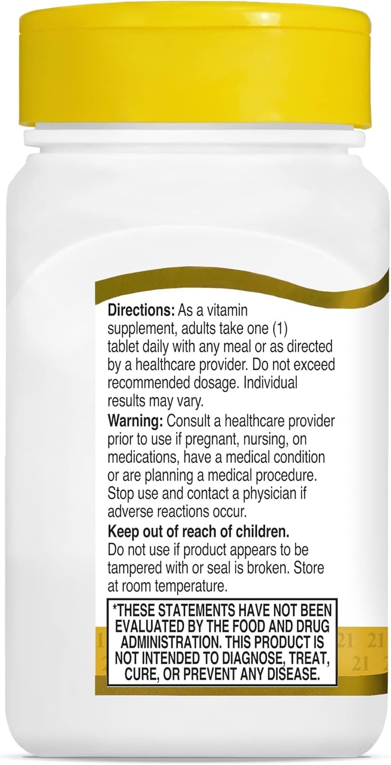 21st Century Complex B-50 Prolonged Release Tablets, 120 Tablets