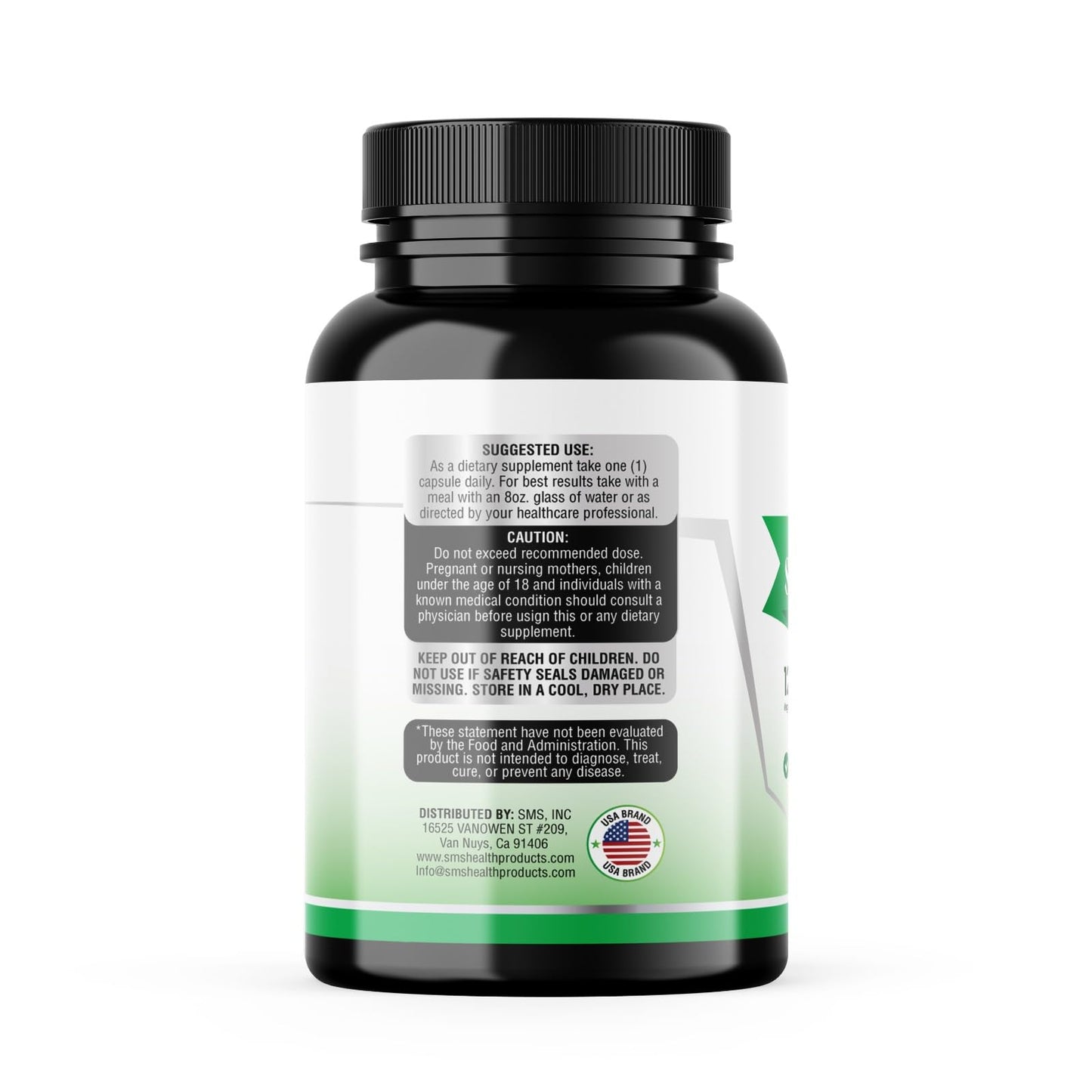 SMSHEALTHPRODUCTS.com Saw Palmetto Extra Strength 20:1 Extract, 40% Fatty Acids, Standardized 20X Extract Capsules 120 Count