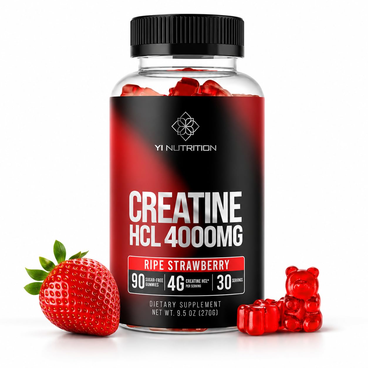 Yi Nutrition Creatine HCL Gummy 90 Count