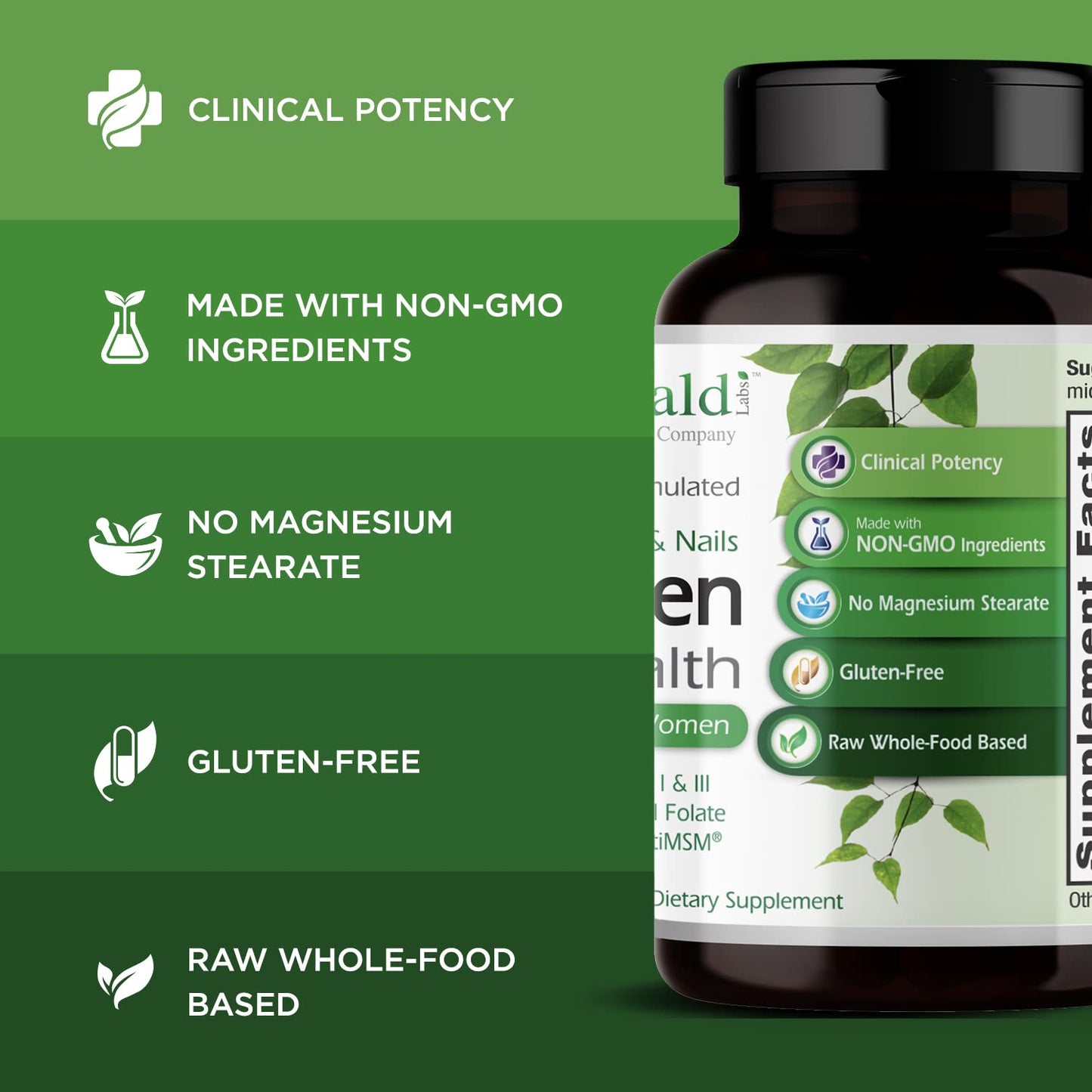 Emerald Labs Collagen Health Capsule, 90 Count