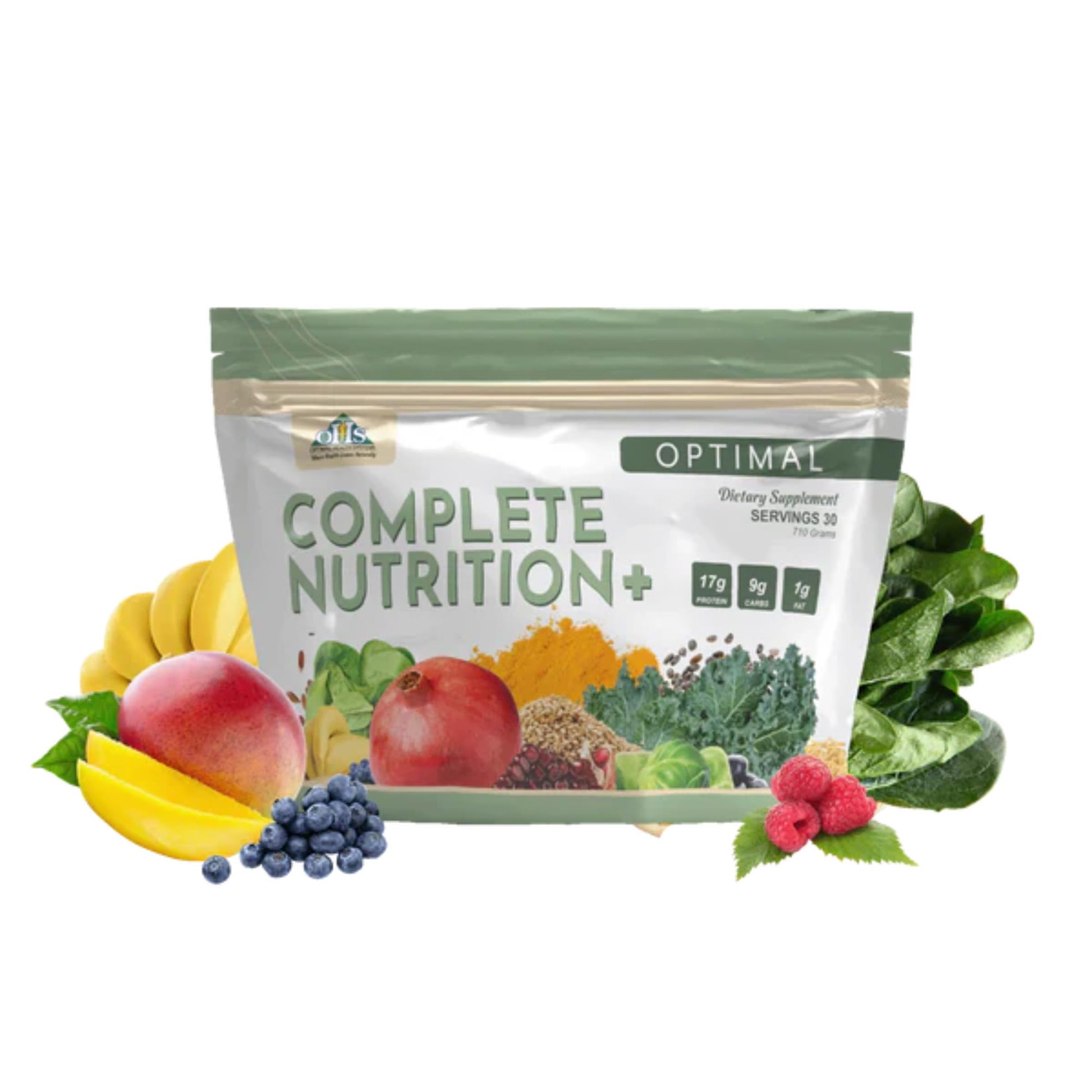 Optimal Health Systems Optimal Complete Nutrition Plus Powder 30 Servings