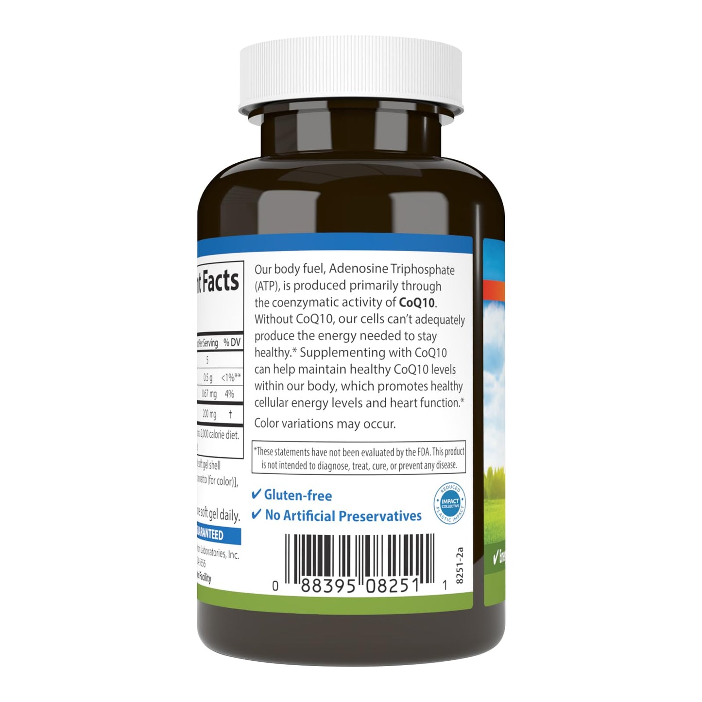 Carlson Co-Q10 Co-Enzyme Q10 200 mg Softgel, 90 Softgels